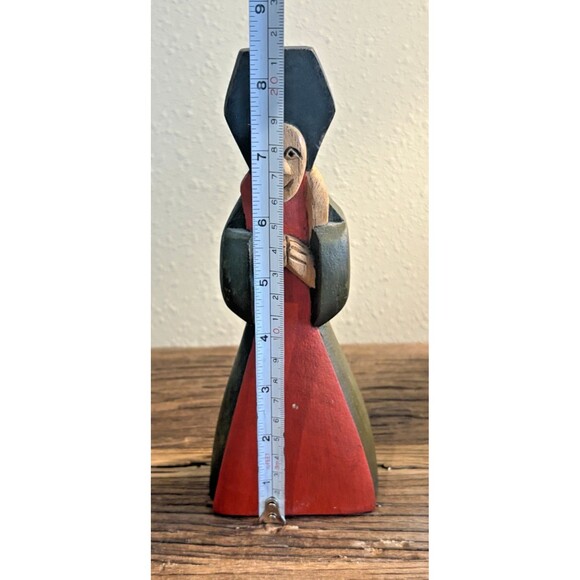 Benedito José Dos Santos Brazil Wood Block Carved Religious Figurine - Picture 9 of 11